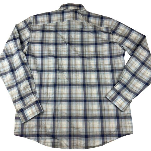 Maker and Company Plaid Button-Down Shirt - Size Large - Picture 2 of 5